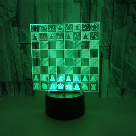 Chess 3D Lampshade
